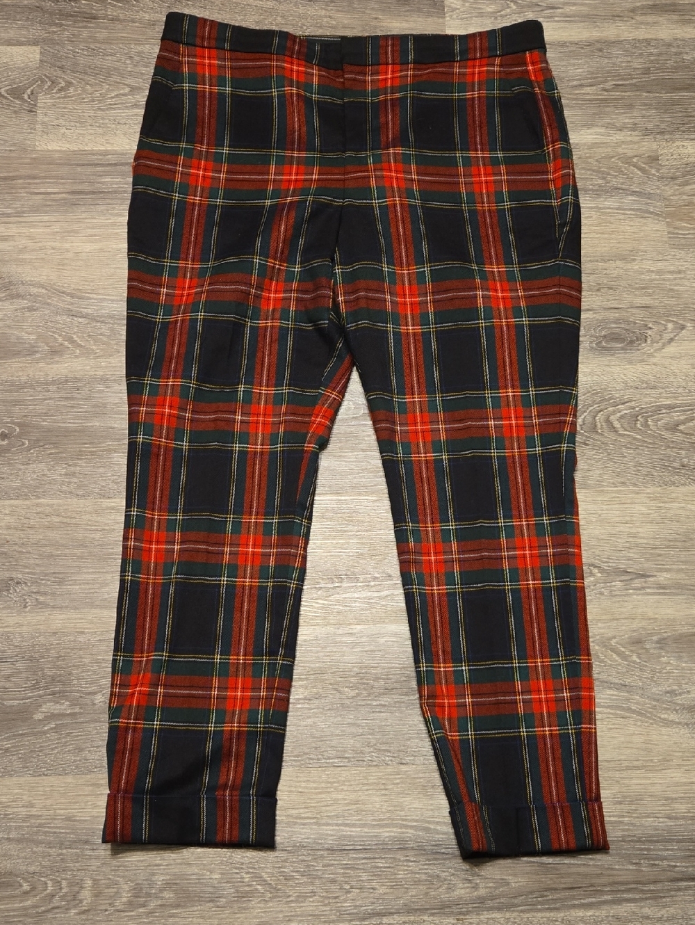 Ralph Lauren Tartan Plaid Pants Sz 14